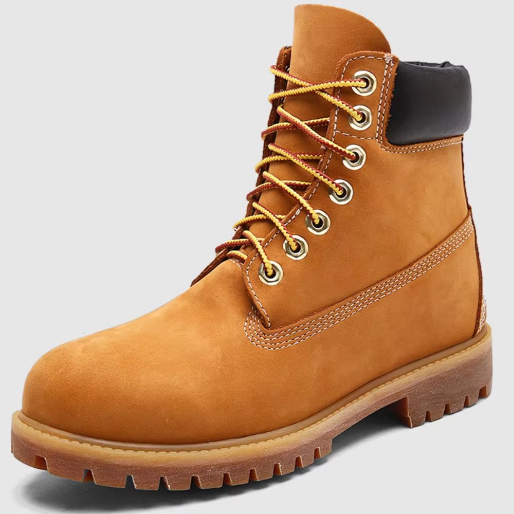 Classic Boots Men's Rhubarb Boots High-top British Tooling Men's Shoes Autumn Waterproof Men's Boots