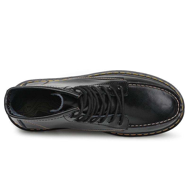 BIYATE Fashionable Durable LACE UP Casual Chelsea Martin Boots For Men