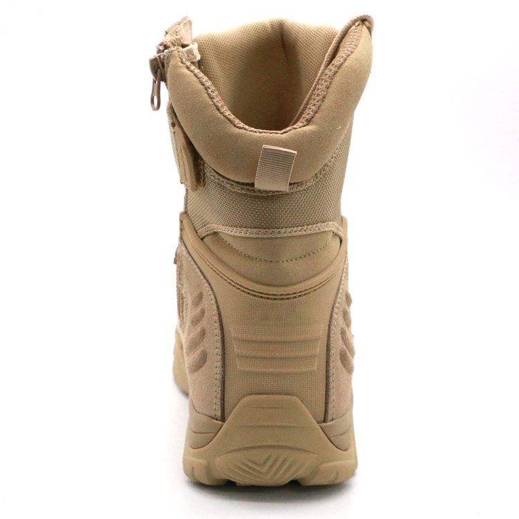 ENTE SAFETY High quality suede cowhide leather durable rubber boots fashion construction safety shoes for men