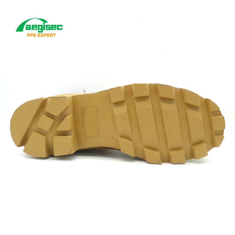 AEGISEC tactical boots cow leather+textile outdoor hiking desert shoes oil slip resistant rubber sole tactical jungle boots