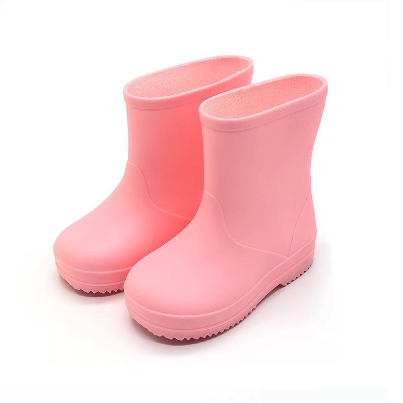 Factory Outlet Lightweight Girl Boy Waterproof Pvc Kids Rain Boot Shoes Children