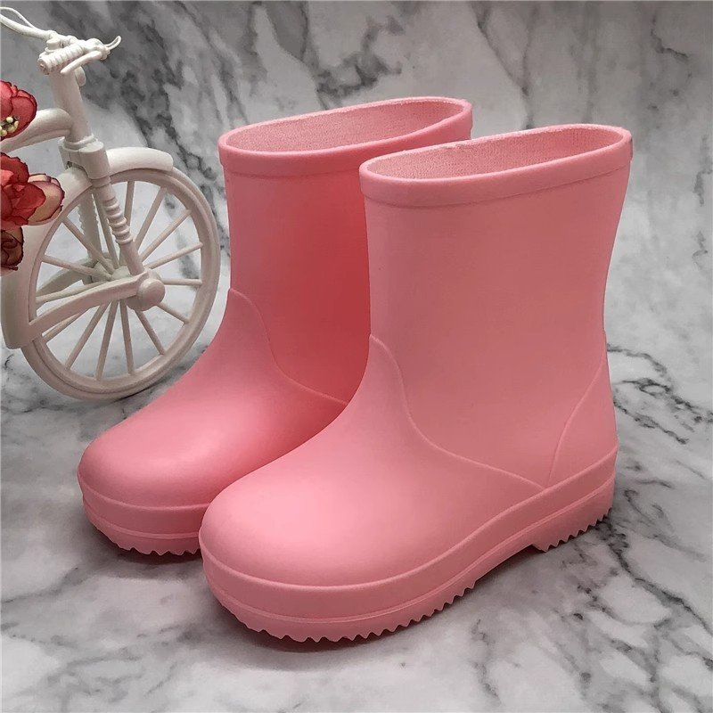 Factory Outlet Lightweight Girl Boy Waterproof Pvc Kids Rain Boot Shoes Children