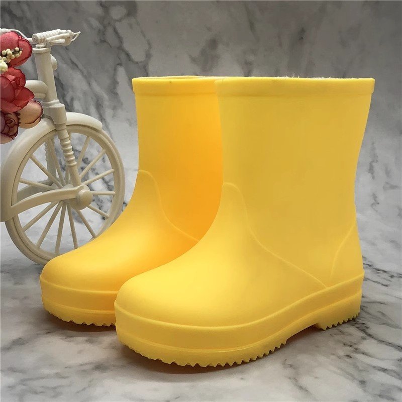 Factory Outlet Lightweight Girl Boy Waterproof Pvc Kids Rain Boot Shoes Children