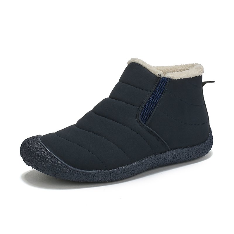 New 2023 winter wholesale high quality cheap snow boots women slip on fur inside warm shoes waterproof chaussures pour femmes