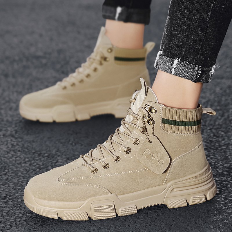 Breathable Tactical Boots Outdoor Walking Wear-resistant Training Combat Boots High-top Shoes Outdoor Hiking Shoes