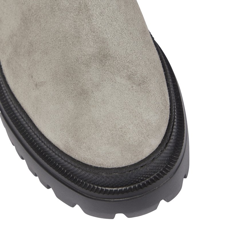 Winter Luxury Designer Boots Women Shoes Leather Platform Flats Knee High Boots Waterproof For Ladies Sock Thigh Snow Boots