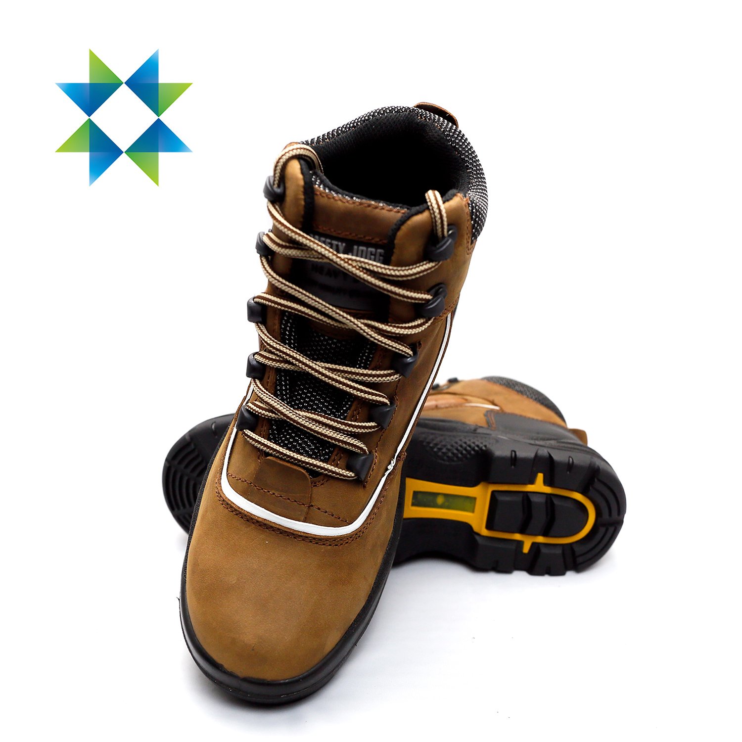 SKPURE SELEN industrial level protection rubber PU sole leather upper safety shoes safety yellow boots