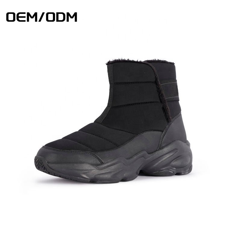 JIANER Adult Boots Women Winter Shoes Shoe Box Style Anti Slip Snow Fur OEM ODM Service New China Customized MD Mesh Logo Unisex