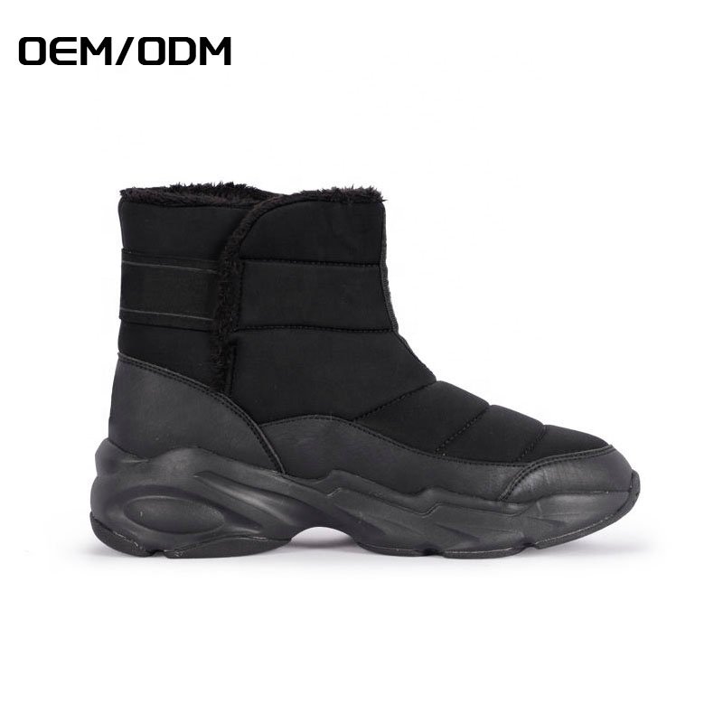 JIANER Adult Boots Women Winter Shoes Shoe Box Style Anti Slip Snow Fur OEM ODM Service New China Customized MD Mesh Logo Unisex