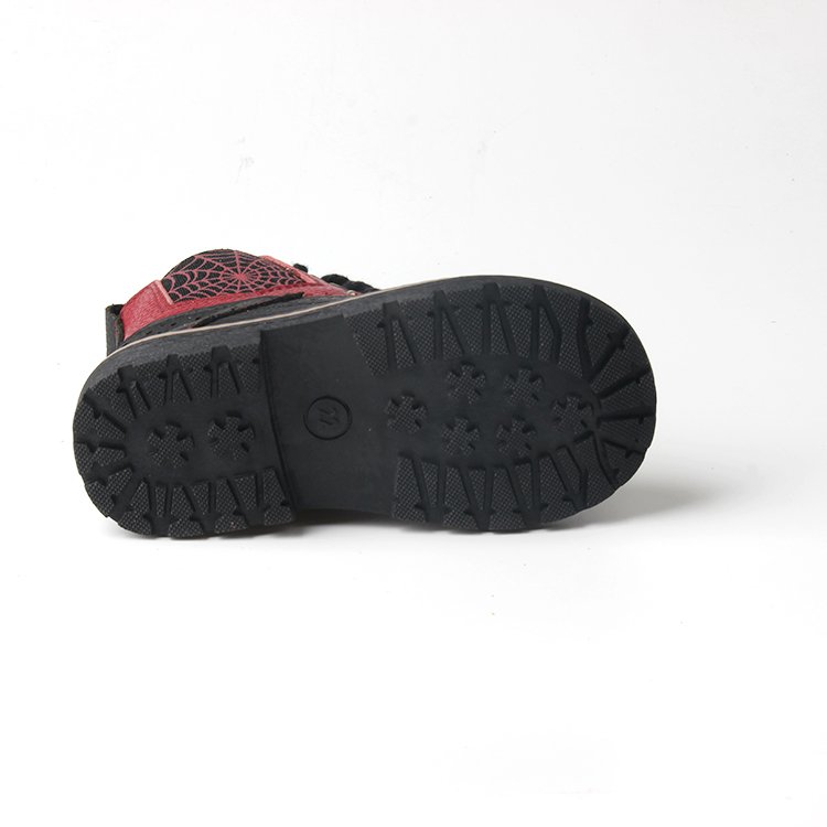 BEIBEIHAPPY Wholesale Hot Style Kids Boys Girls Booties Hard Sole Genuine Leather Vintage Children Kids Boots For Outdoor