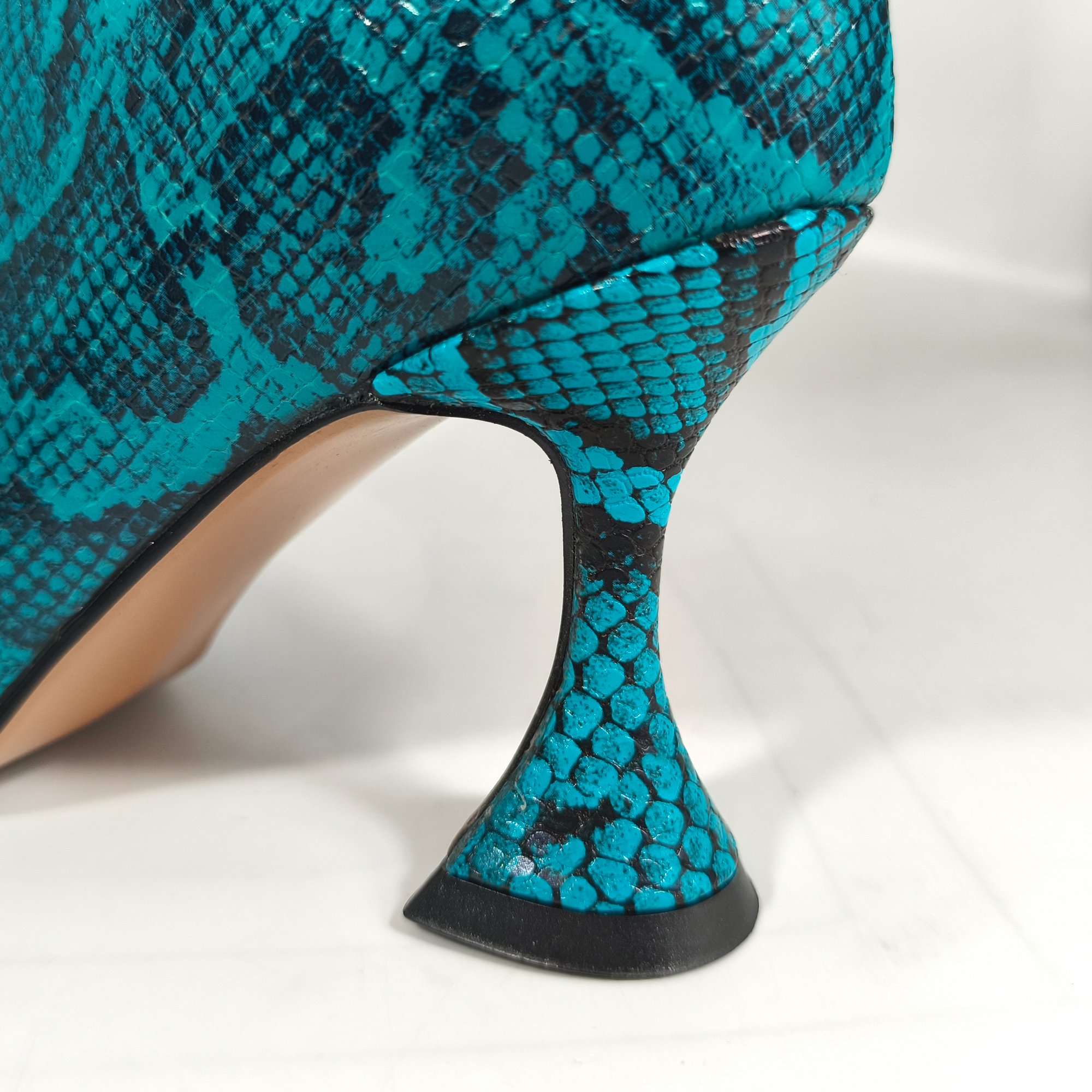 2023 Spring Autumn Winter Women's High Heel Boots Women Shoes Ladies Wide Calf Solid and Snake Knee High Boots