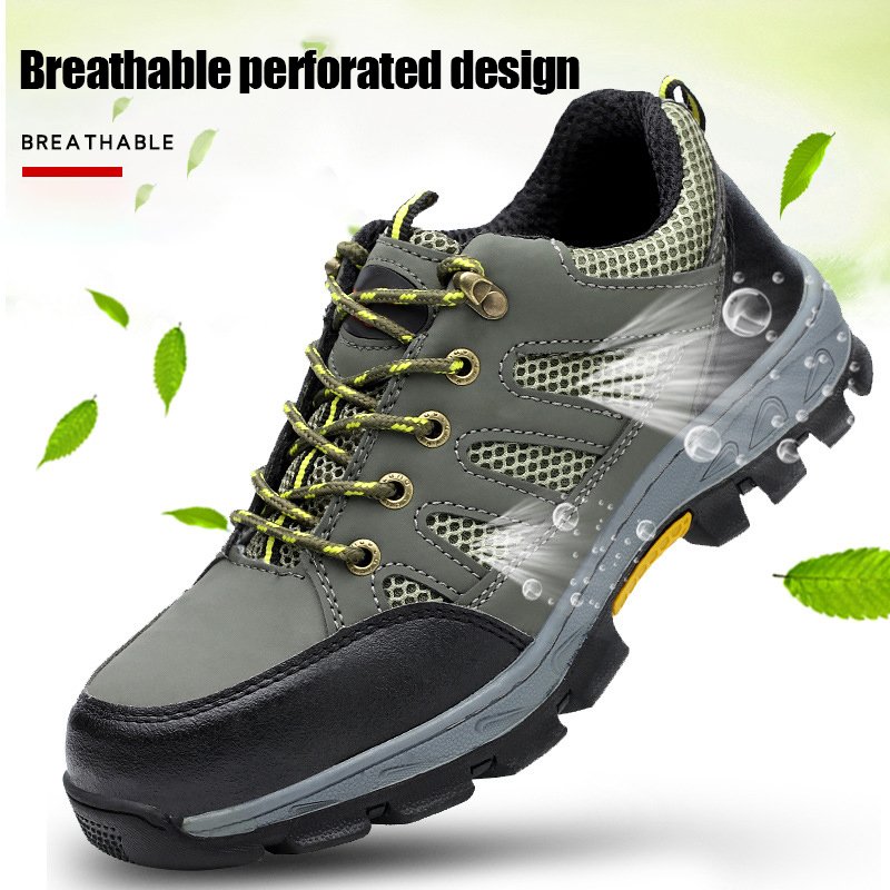 Fashionable Sneaker Style High Quality Cheap Safety Shoes Leather Working Shoes Industrial Mining Safety Shoes For Worker