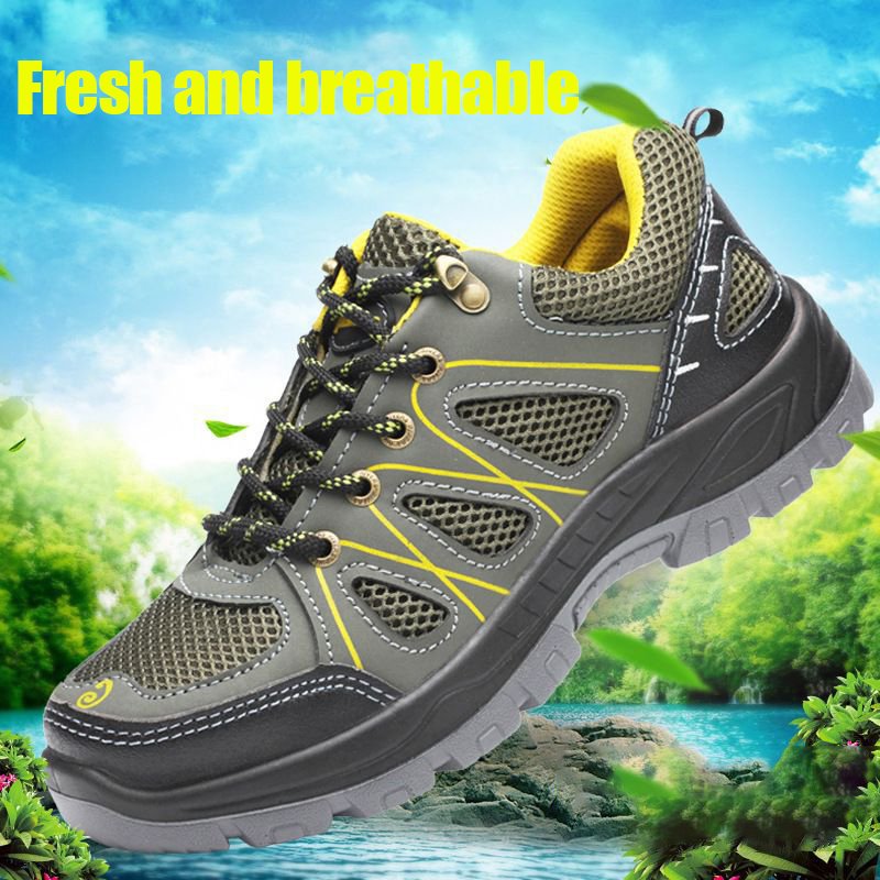 Fashionable Sneaker Style High Quality Cheap Safety Shoes Leather Working Shoes Industrial Mining Safety Shoes For Worker