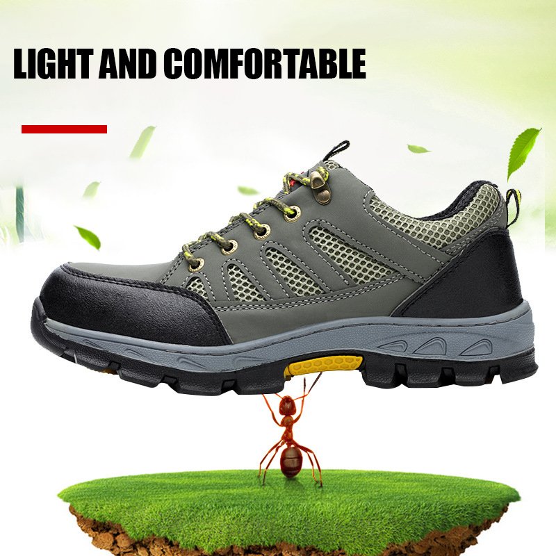 Fashionable Sneaker Style High Quality Cheap Safety Shoes Leather Working Shoes Industrial Mining Safety Shoes For Worker