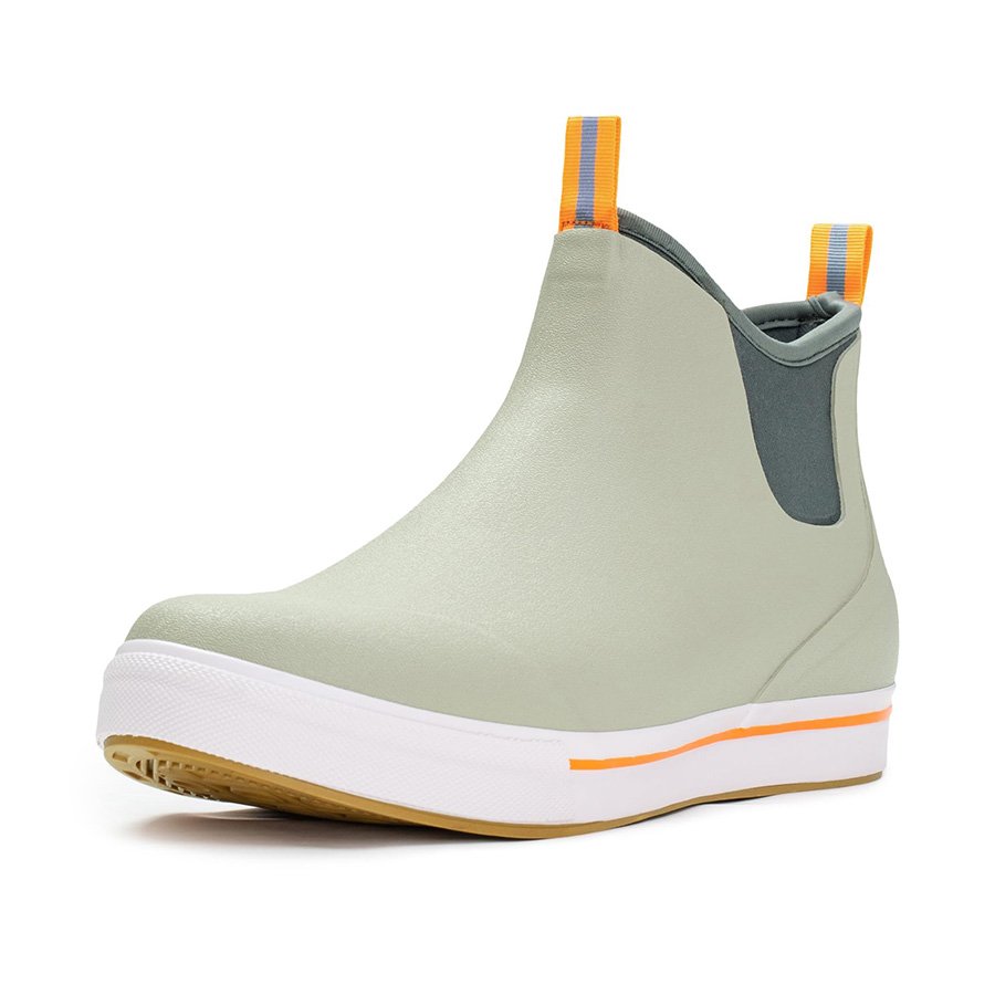High quality Rubber Ankle Deck Boots custom logo waterproof Neoprene rain ankle boots