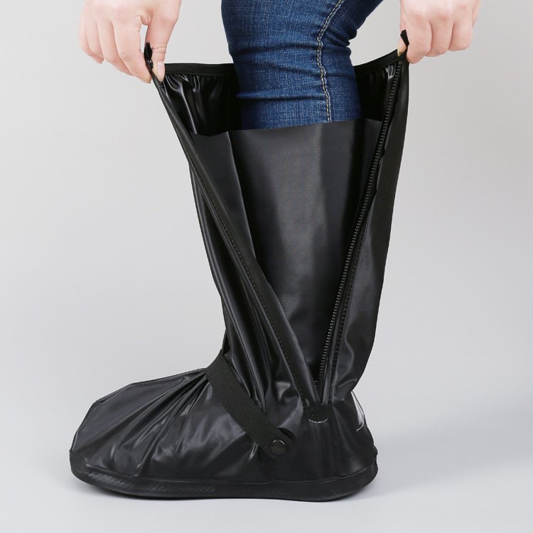 Wholesale Rainy Waterproof High Tube Anti-slip Shoe Covers Wear-resistant Thick Bottom Cycling Outdoor Rain Boots Covers