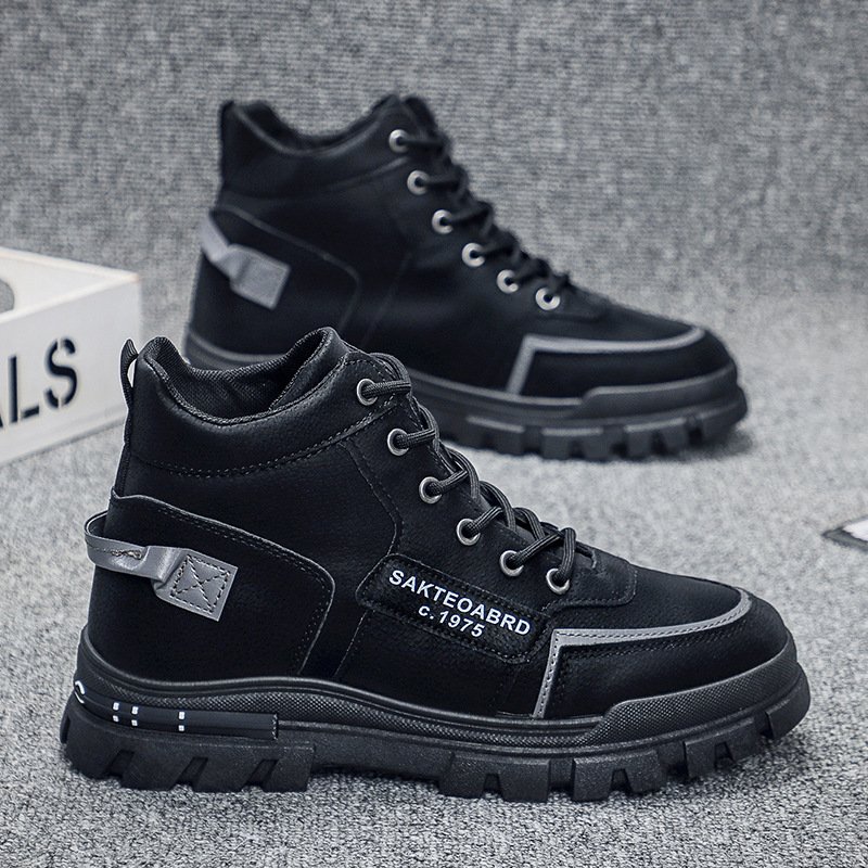 Fashion design zapatillas footwear male casual high-ankle boots outdoor sport shoes for men