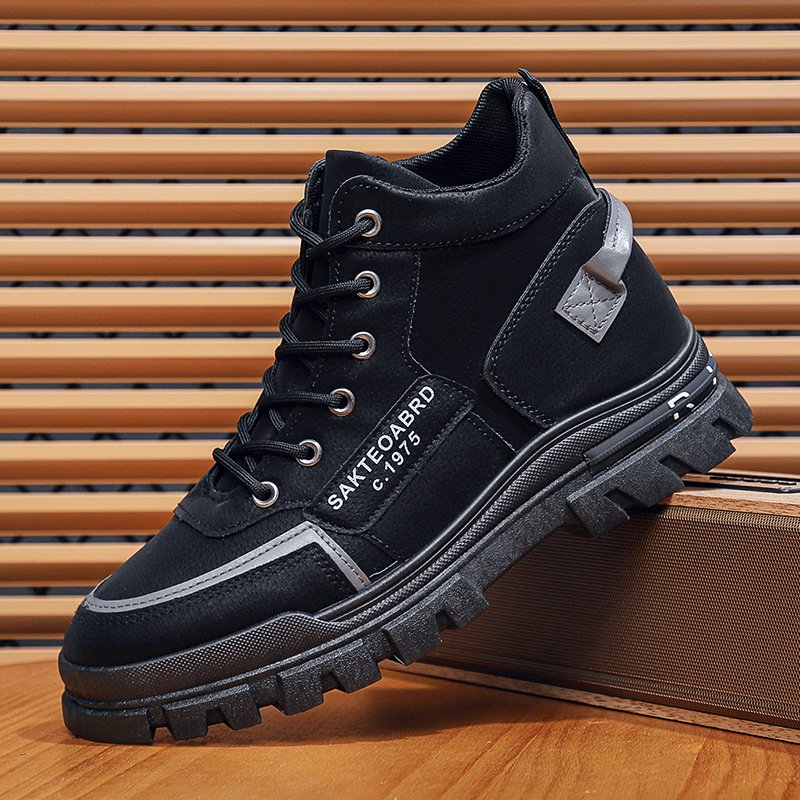 Fashion design zapatillas footwear male casual high-ankle boots outdoor sport shoes for men