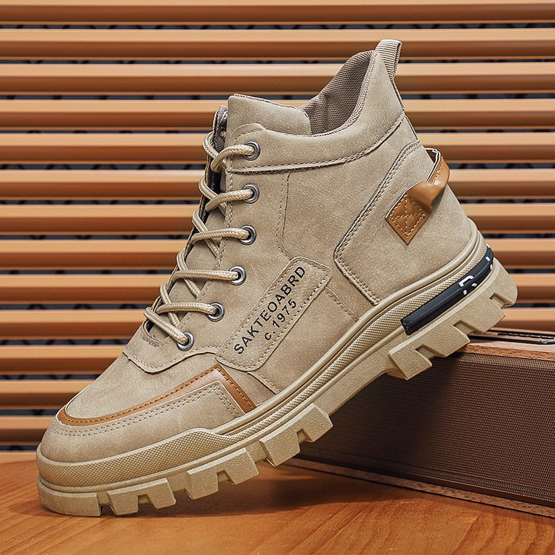 Fashion design zapatillas footwear male casual high-ankle boots outdoor sport shoes for men