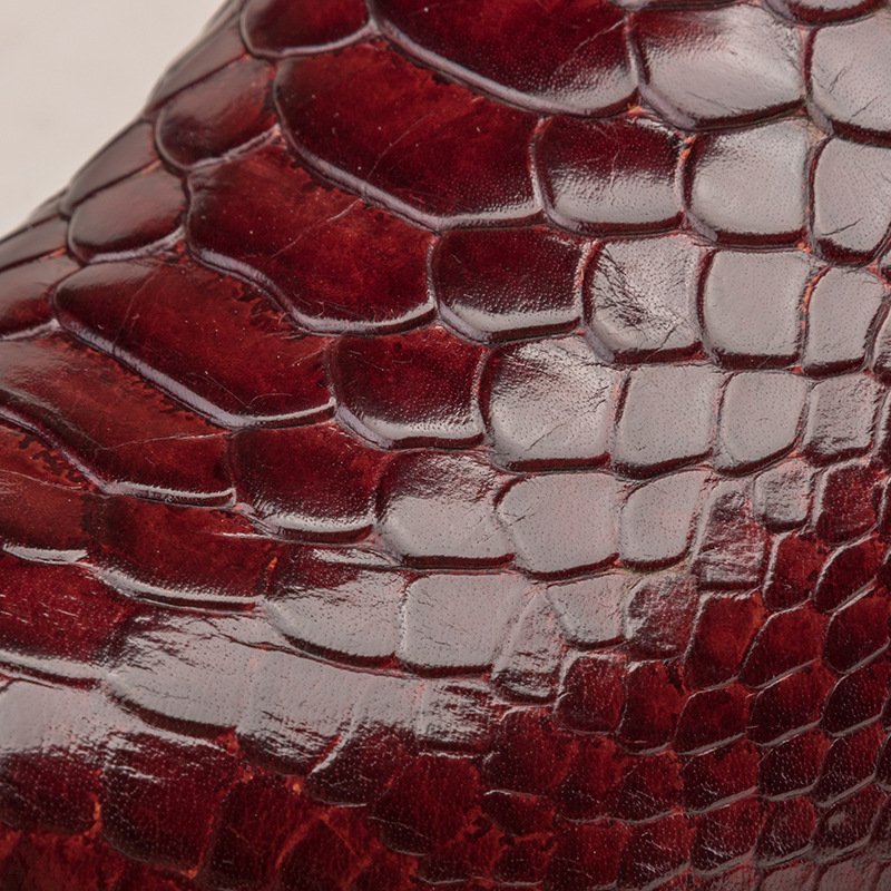 Wholesale crocodile leather shoes men high quality lace up thick bottom boots other trendy men's boots