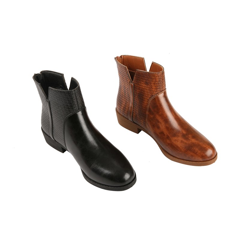 Fashion New Ankle High Women Boots Winter Pu Leather Comfortable Boots Women Shoes