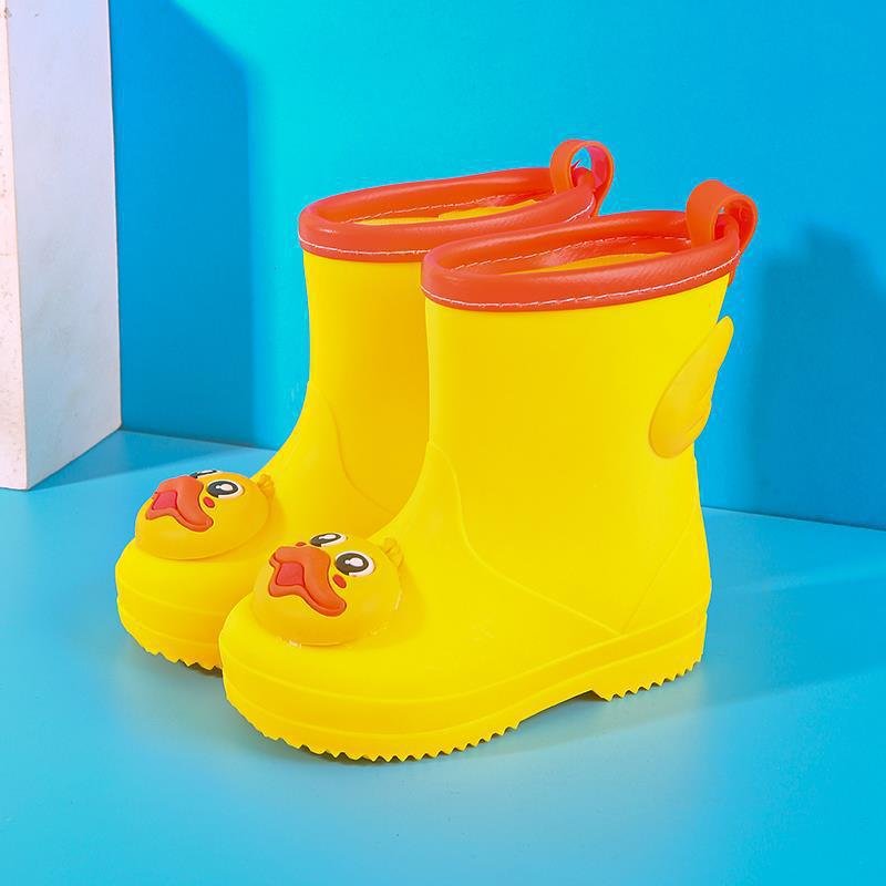 Fashion Manufacturer Children Hot Sale Myway Waterproof Rubber Cute Rain Boots For Children PVC Safety Rain Boots
