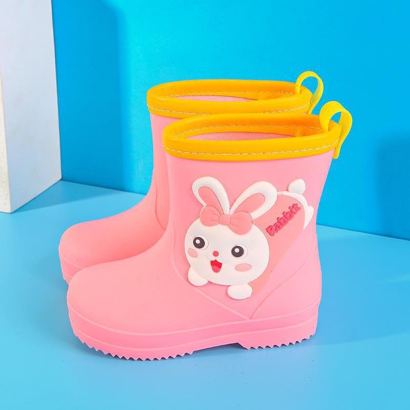 Fashion Manufacturer Children Hot Sale Myway Waterproof Rubber Cute Rain Boots For Children PVC Safety Rain Boots