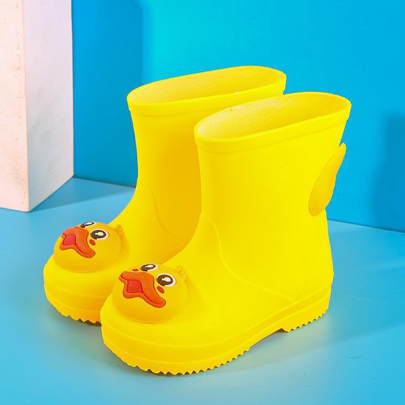 Fashion Manufacturer Children Hot Sale Myway Waterproof Rubber Cute Rain Boots For Children PVC Safety Rain Boots