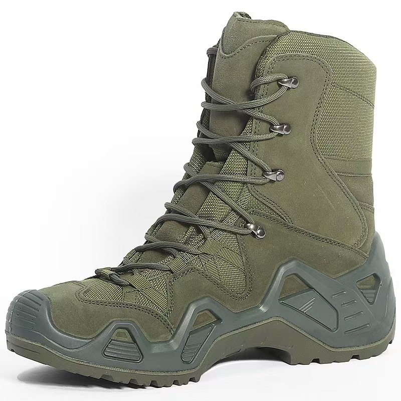 WANZHUO Customizable High Tops Outdoor Mountain Climbing Boots Desert Boots Tactical Boots for Combating Hiking training