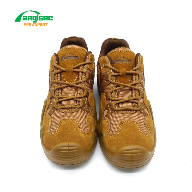 AEGISEC low cut desert jungle boots suede leather desert jungle boots PU sole slip resistant security tactical boots