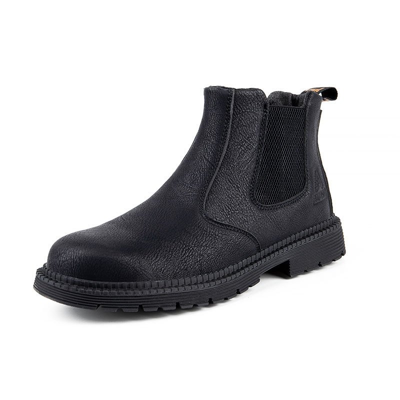 Dian Sen New Anti Static Construction Steel Toe Safety Shoes Work Waterproof Leather Safety Boots