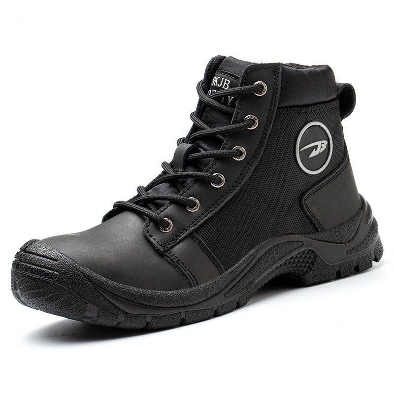 Summer breathable impact and stab resistant steel toe safety shoes lightweight and comfortable safety boots