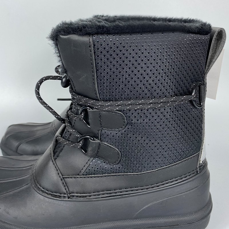 2024 Adult customized ladies thermal black duck winter boots anti-skid women fur snow boots