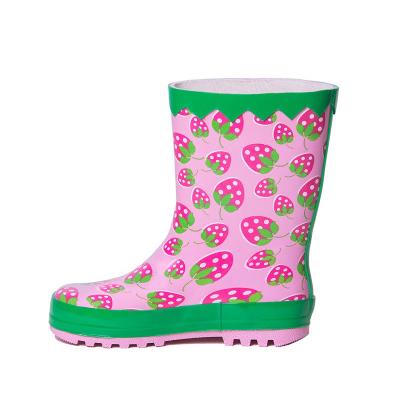 2023 free sample Wholesale Waterproof Toddler Girls Rubber Kids Wellies Rain Gum Boots for Children walking style shoes