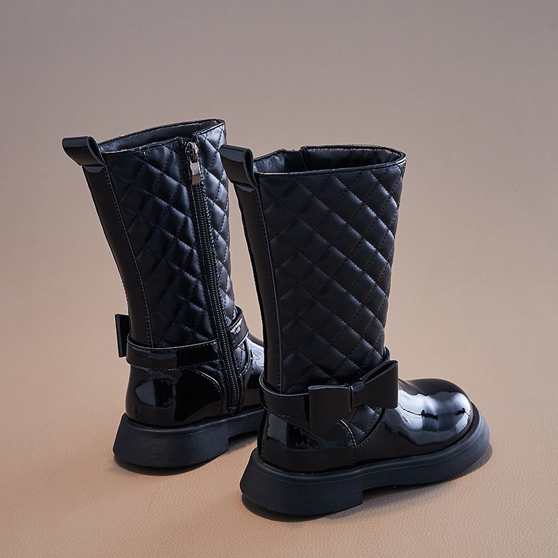 Wholesale Girls' Boots Customized British Short Boots Autumn and Winter Fashion Butterfly Winged Children's Boots