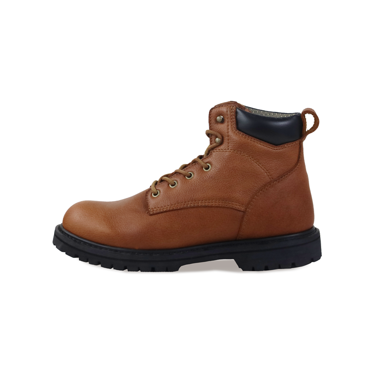 Men's Goodyear Welted Work Boots New Style Brown Steel Toe Safety Shoes Breathable Leather Wear-Resistant Summer Winter Spring