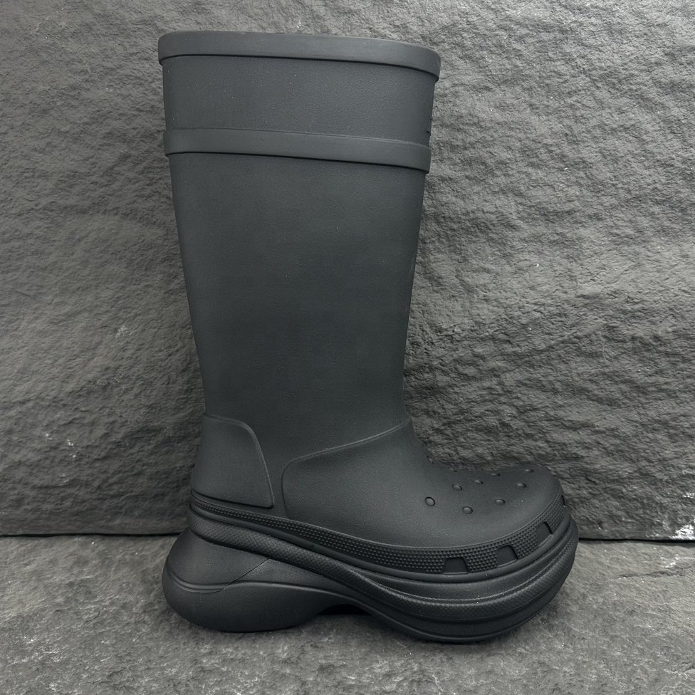 Top Quality Women's Designer Luxury Boots Knee High Boot Flat Platform Rain Boots
