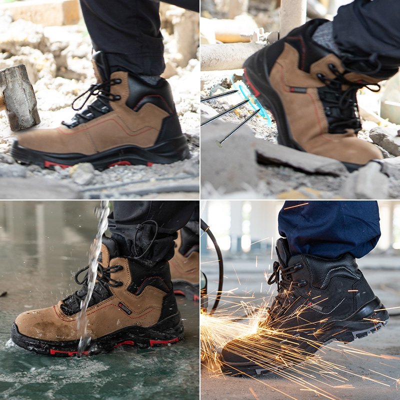 Dinggu Brand Mens Mountain Climbing Boots Waterproof Hiking Shoes Cotton Fabric Poly Bag Woodland Shoes Wood Land Safety Shoes
