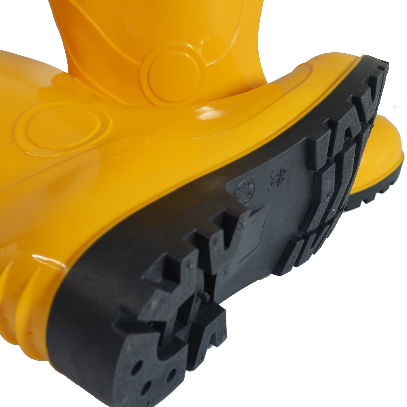 Factory Selling PVC Rain Safety Boot Steel Toe Anti Slip Unisex Plastic PVC Rain Boots Waterproof White Rain Boots