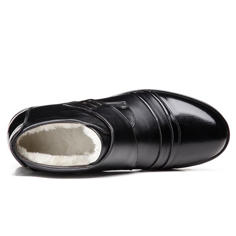 wholesale warm shoes winter boots man high geunuine leather mens casual dress shoe for men