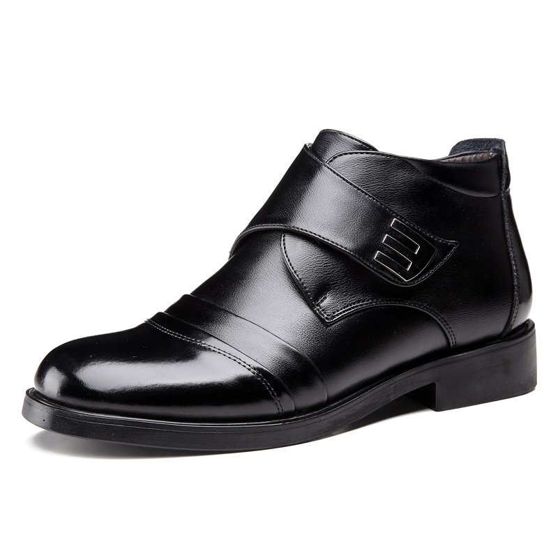 wholesale warm shoes winter boots man high geunuine leather mens casual dress shoe for men