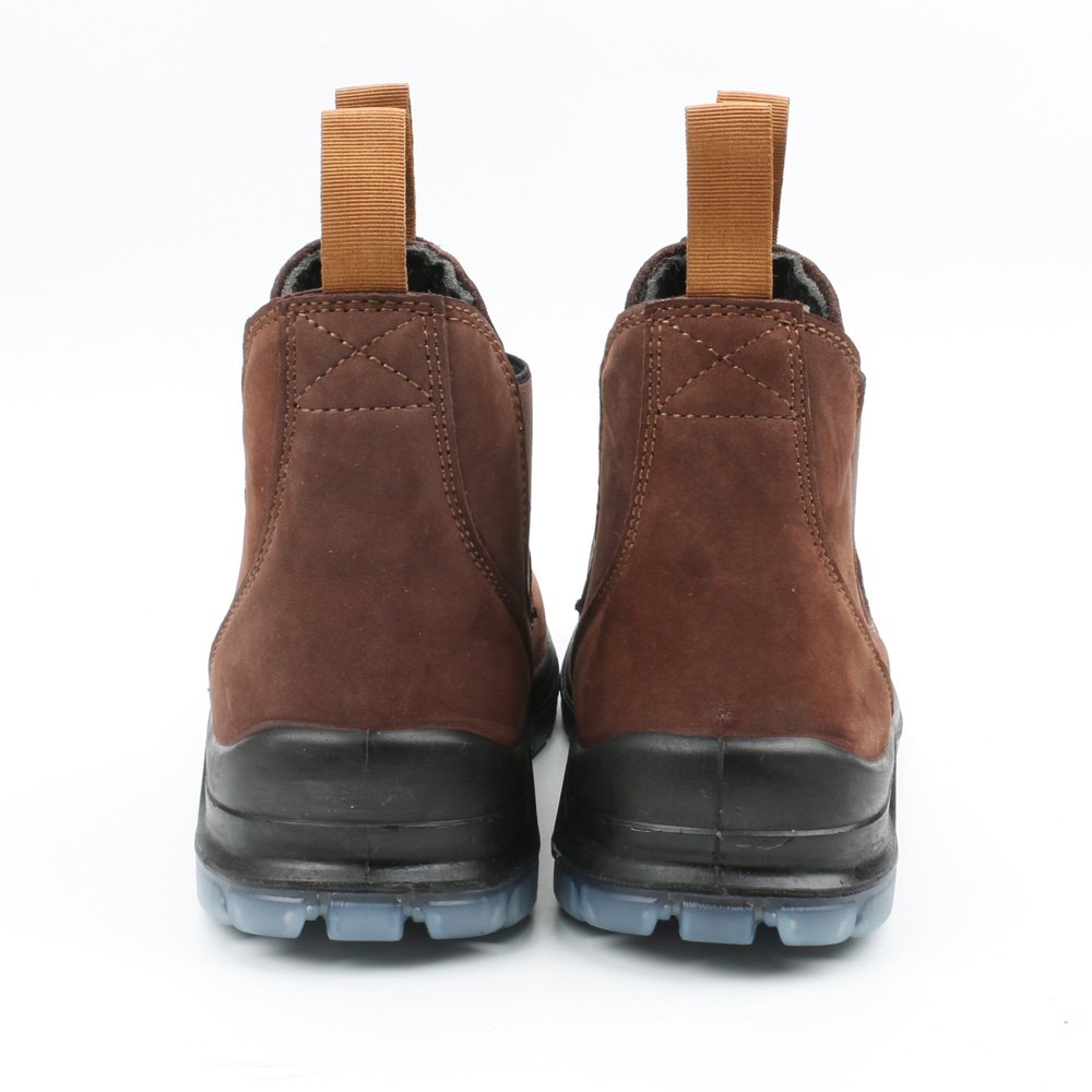 Acid resistant steel toecap mining women chelsea no lace safety boots slip on