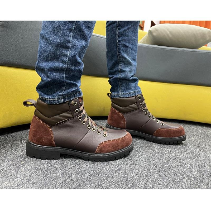 Customized Design Service Men Boots Protective Rubber Cow Leather Men Shoes Gladiator Esd Safety Martin Boots