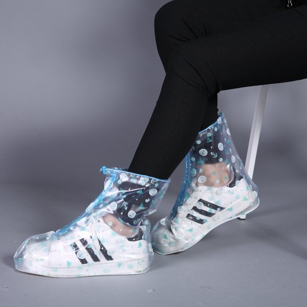 Portable Outdoor PVC Rain Boots Cover Waterproof Shoe Covers