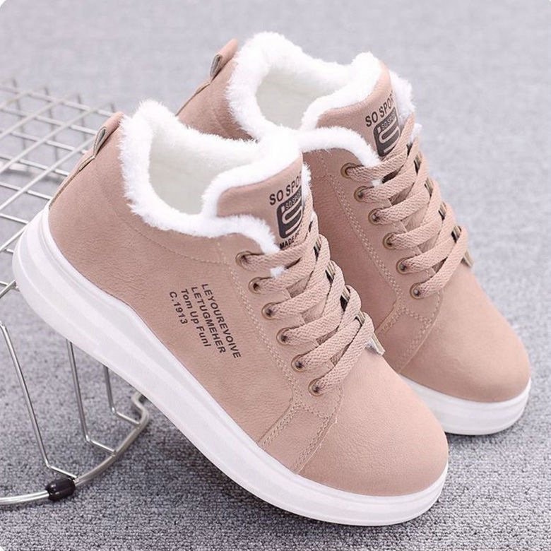 Xuanhui Wholesale Women Boots 2023 Snow Rubber Boots Cotton-Padded Shoes Winter Chunky Ankle Boots For Women