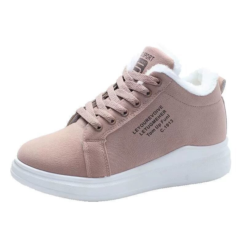 Xuanhui Wholesale Women Boots 2023 Snow Rubber Boots Cotton-Padded Shoes Winter Chunky Ankle Boots For Women