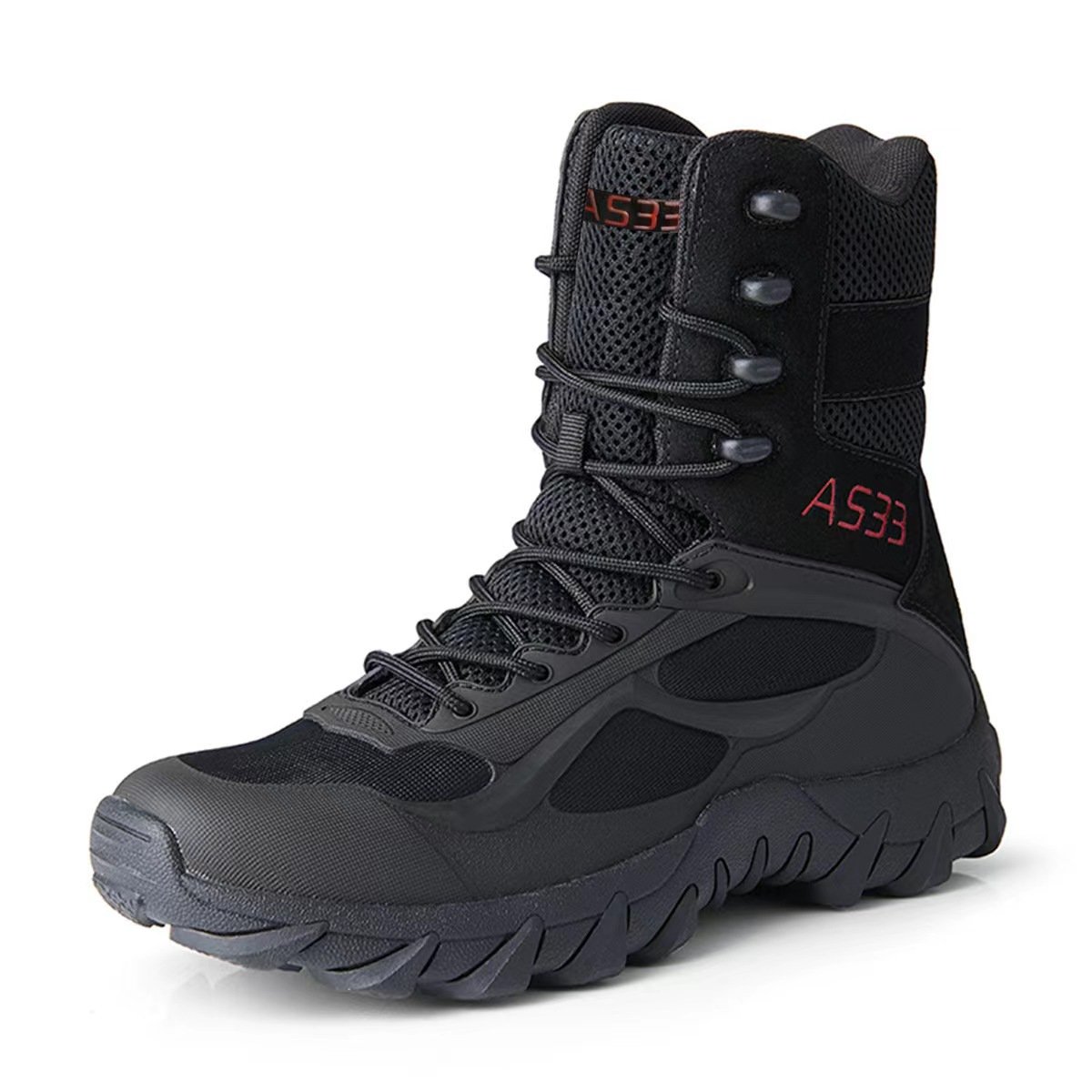 Breathable Tactical Boots Sand Tactical Combat Boots Customized Logo Leather Boots Leather Shoes for Men
