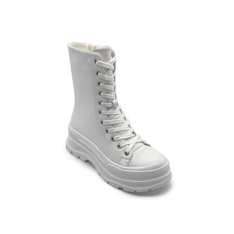 New Models Trendy High Quality women boot Soft Wholesale Price Lace Up Height Increasing Customized zipper boots