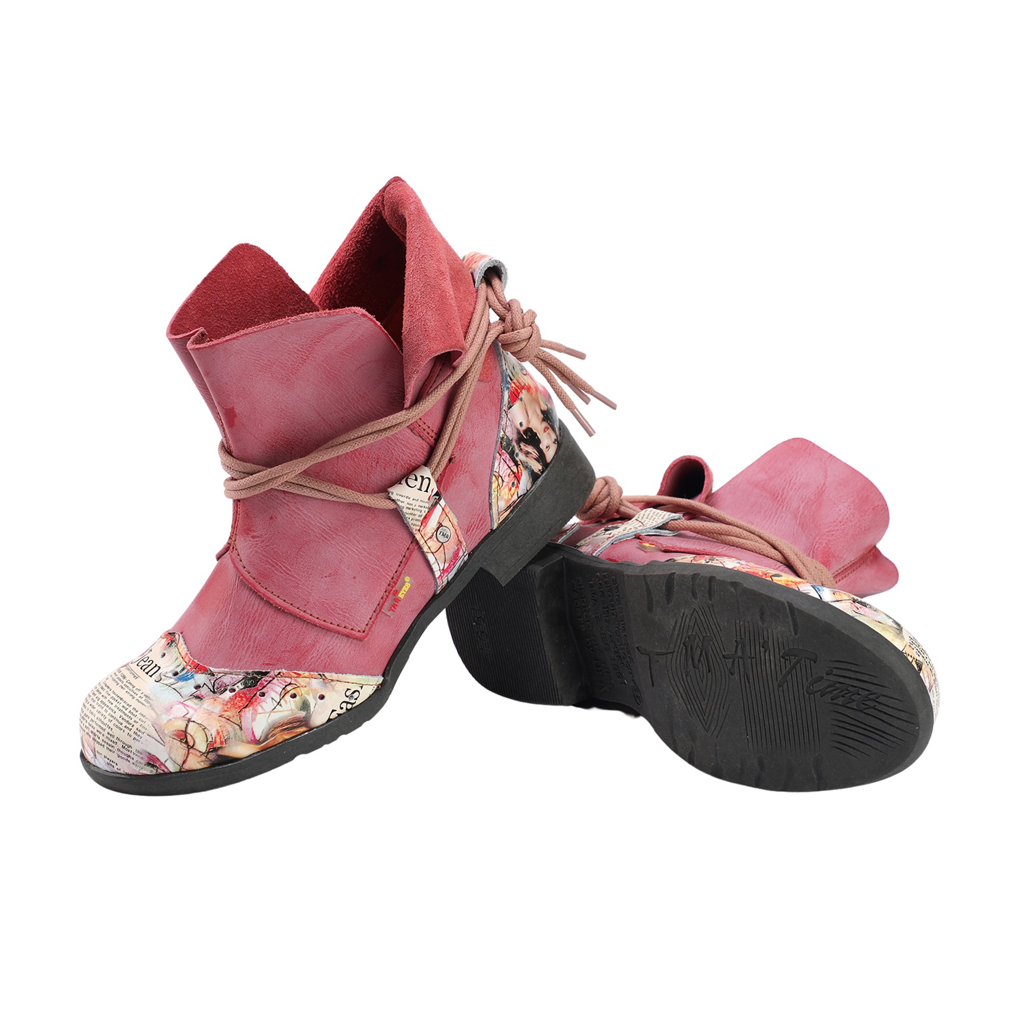 Women Leather Splice Slip-on Fashion Comfortable Casual Sneaker Ankle Boots