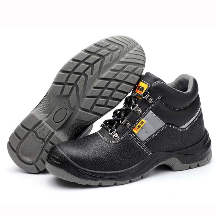 Waterproof Woodland Chelsea Fashionable PPE Rubber Leather Toe Secor Shoes Men Steel Toe Work Safety Boots